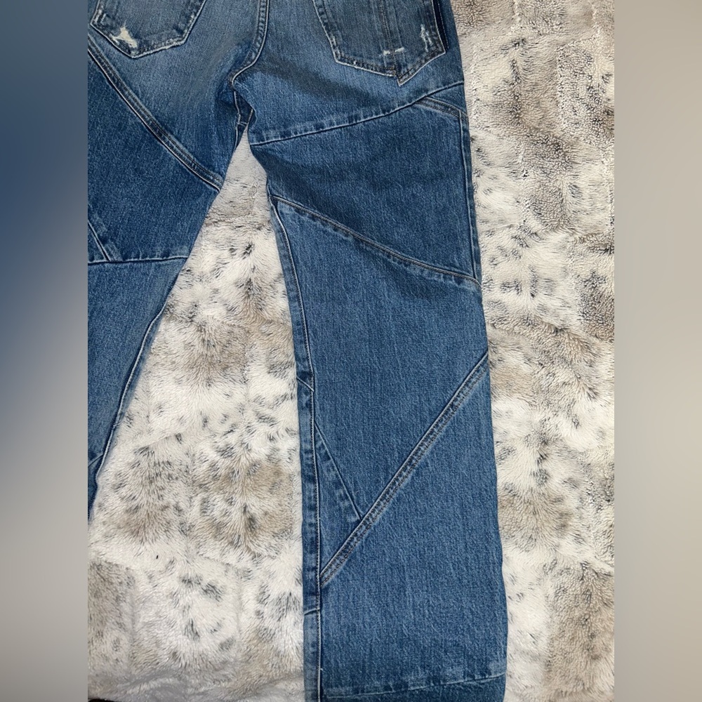 🆕 NWT Frame Denim | Le Hollywood Straight Mix Sarbonne | Size 26 - Picture 13 of 16